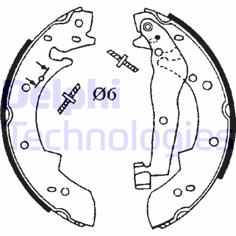 Delphi Diesel Remschoen set LS1633