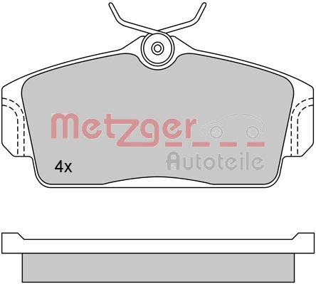 Metzger Remblokset 1170125