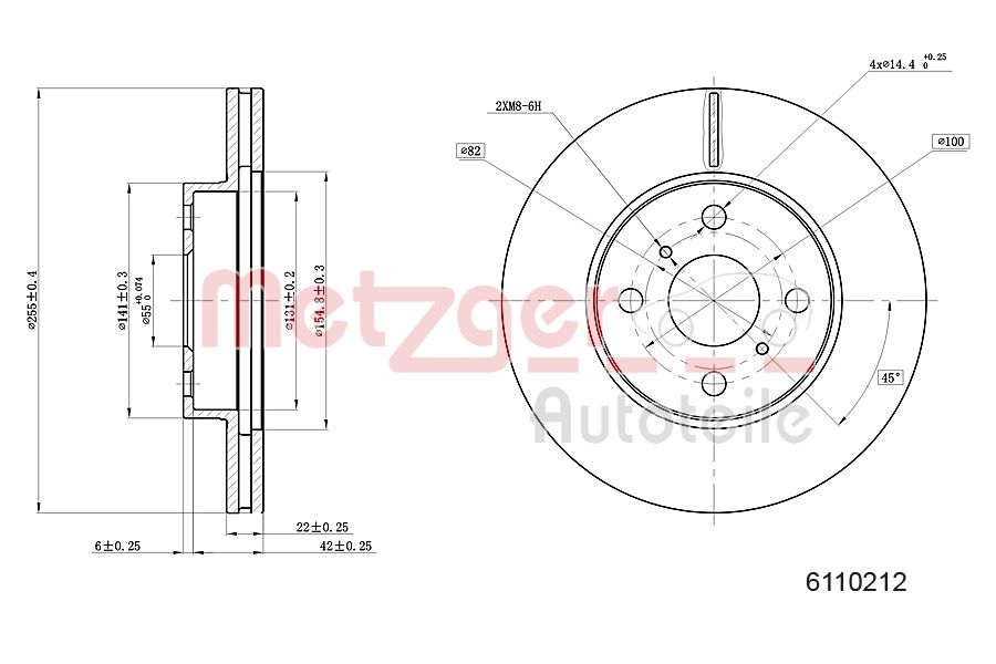 Metzger Remschijven 6110212