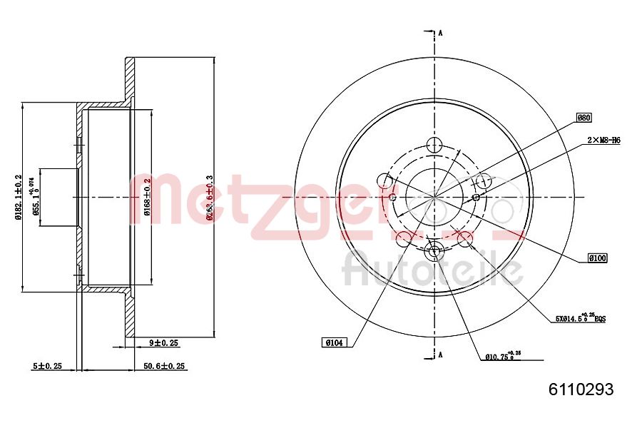 Metzger Remschijven 6110293