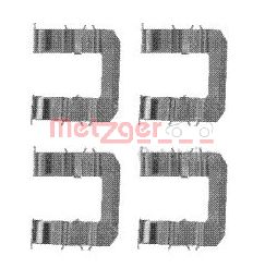 Rem montageset Metzger 109-1735