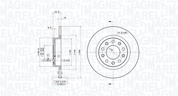 Remschijven Magneti Marelli 360406104201