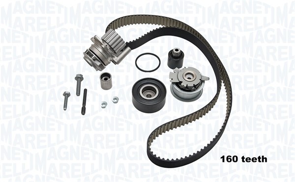 Distributieriem kit inclusief waterpomp Magneti Marelli 341406440001