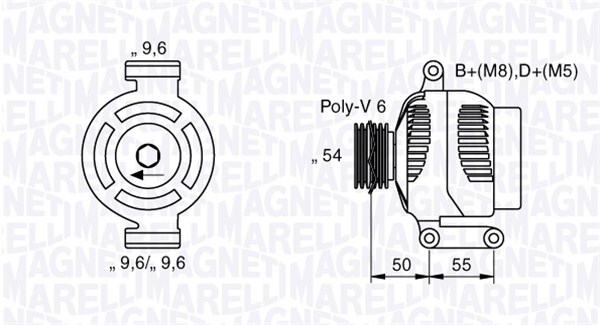 Alternator/Dynamo Magneti Marelli 063358062010