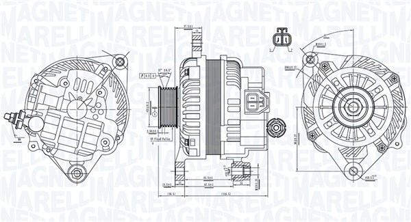 Alternator/Dynamo Magneti Marelli 063731898010