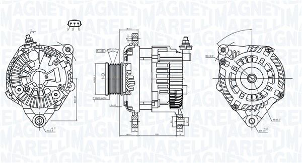 Alternator/Dynamo Magneti Marelli 063731946010