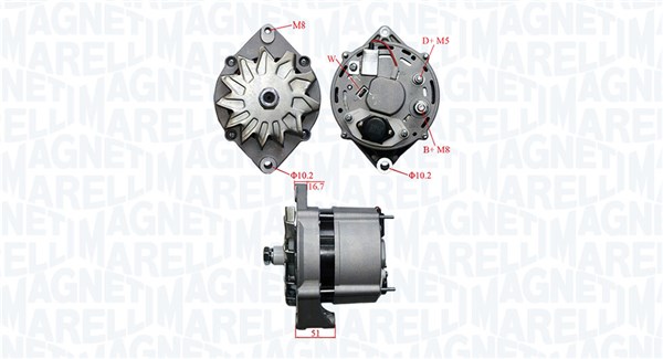 Alternator/Dynamo Magneti Marelli 063732170010