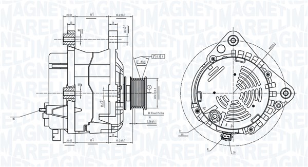 Magneti Marelli Alternator/Dynamo 063733837010
