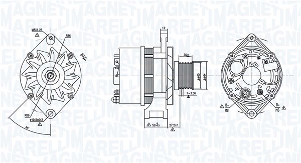 Alternator/Dynamo Magneti Marelli 063735605010