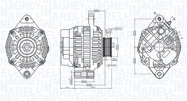 Alternator/Dynamo Magneti Marelli 063736439010