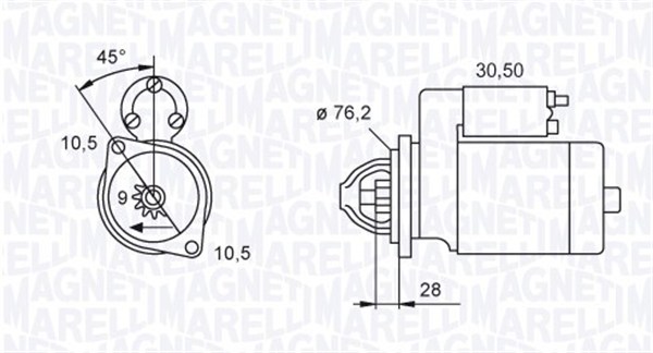 Magneti Marelli Starter 063720040010