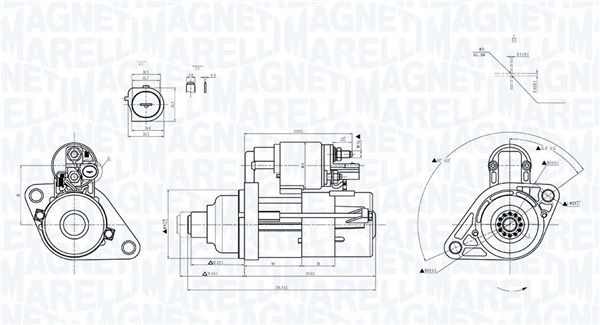 Magneti Marelli Startmotor / Starter 063725634010