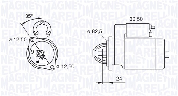 Starter Magneti Marelli 063296843010