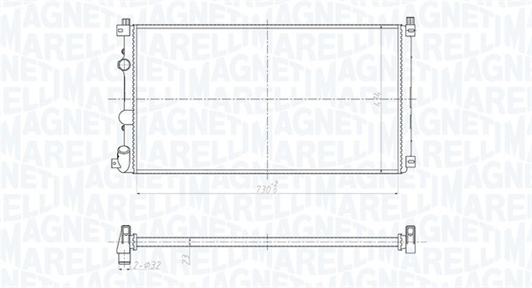Radiateur Magneti Marelli 350213181500