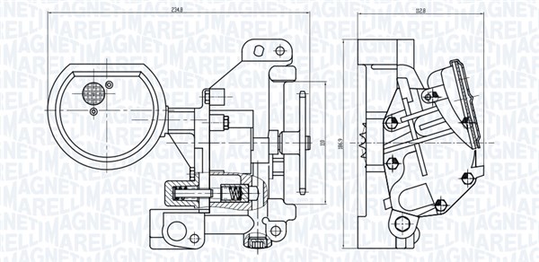 Magneti Marelli Oliepomp 351516000131