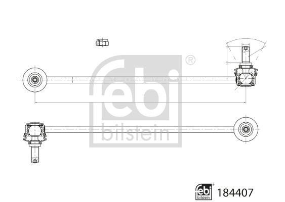 Febi Bilstein Stabilisatorstang 184407