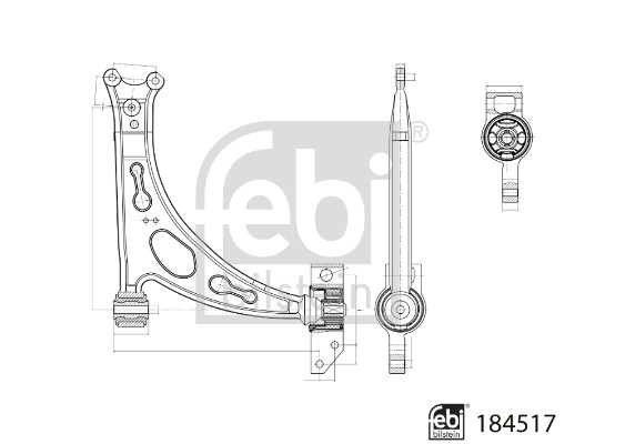 Draagarm Febi Bilstein 184517