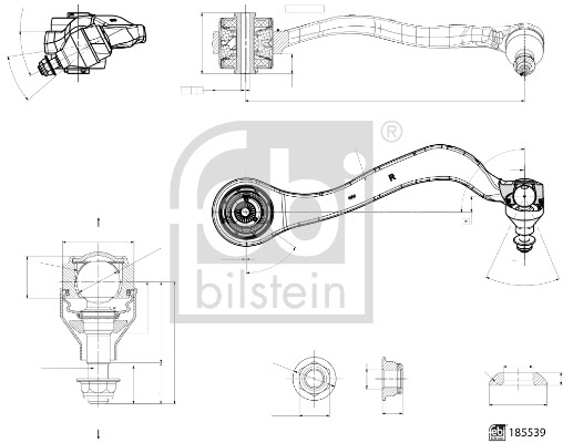 Febi Bilstein Draagarm 185539