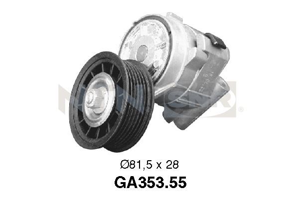 Spanrol (poly) V-riem SNR GA353.55