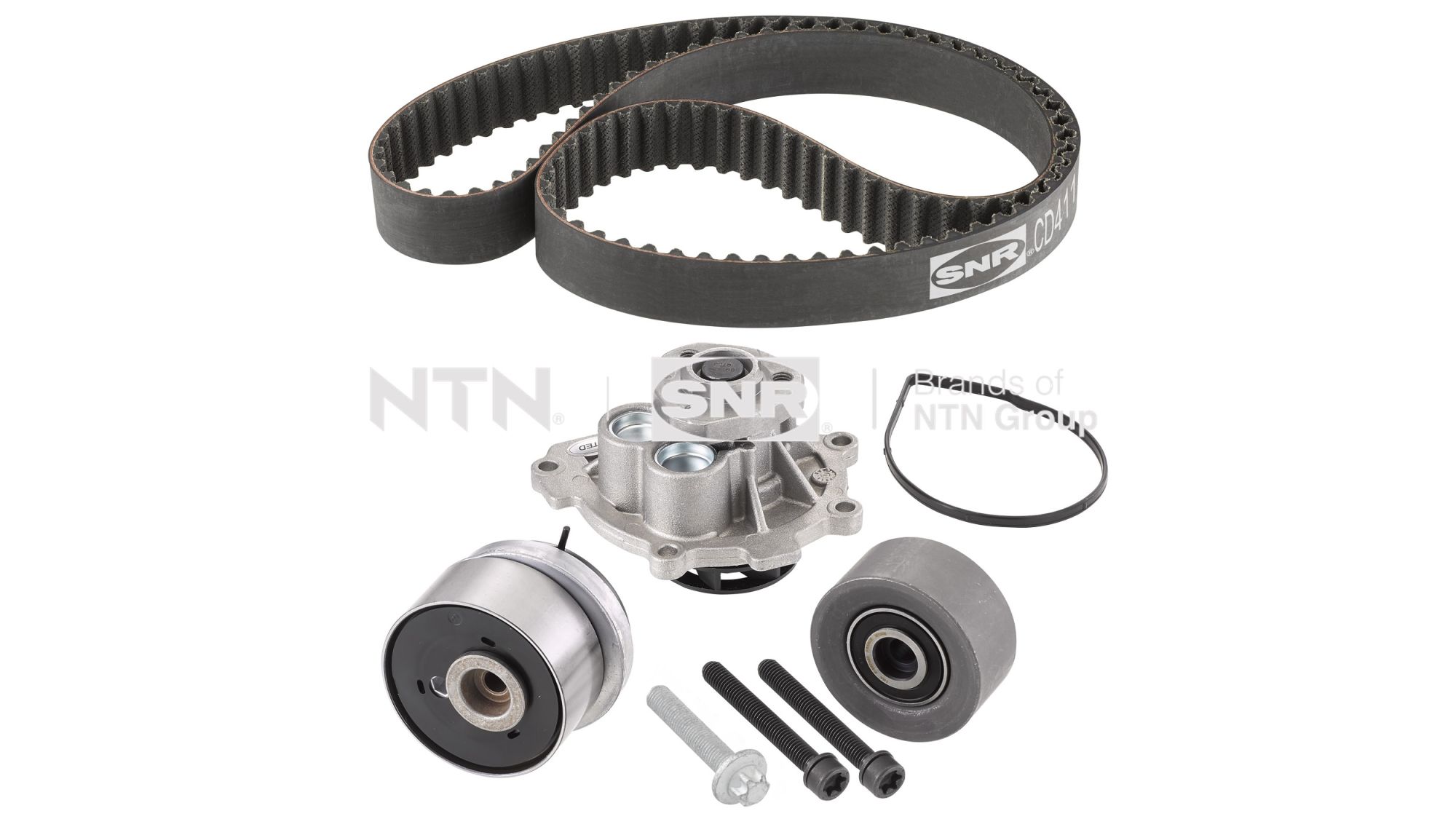 Distributieriem kit inclusief waterpomp SNR KDP453.260