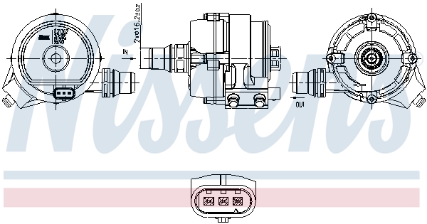 Nissens Waterpomp, motorkoeling 831362