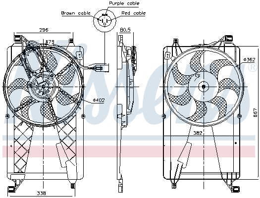 Nissens Koelventilatorwiel 85772