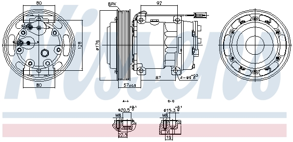 Nissens Compressor, airconditioning 891002