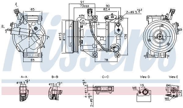 Nissens Compressor, airconditioning 891095