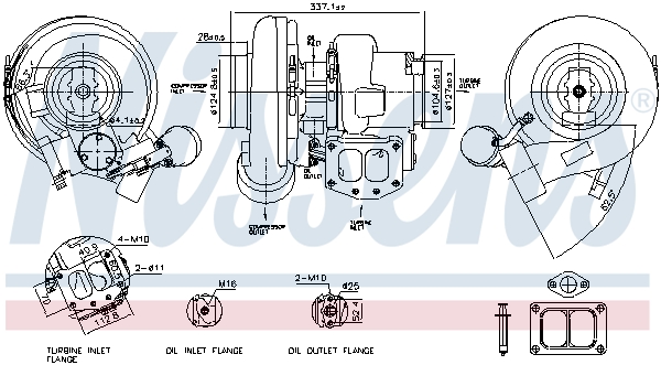 Nissens Turbocharger 93678