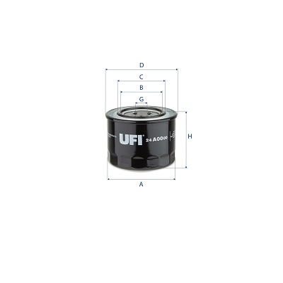Brandstoffilter UFI 24.A00.00