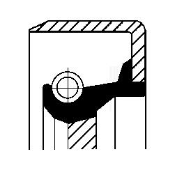 Corteco Schakelstang keerring 12011455B