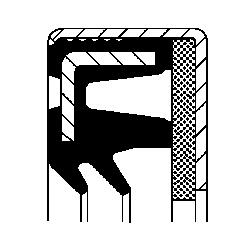 Corteco Wielnaaf keerring 12019601B