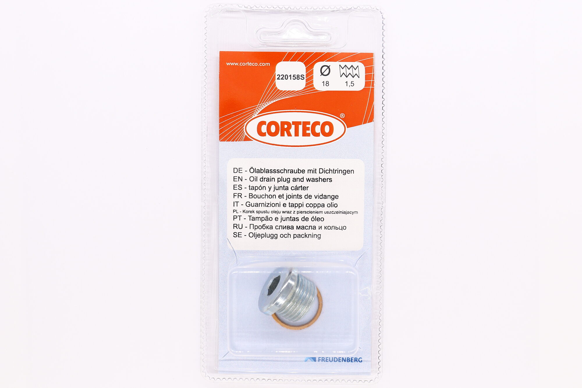 Corteco Olie aftapplug / carterplug 220158S