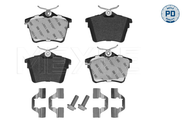 Meyle Remblokkenset, schijfrem 025 241 3517/PD