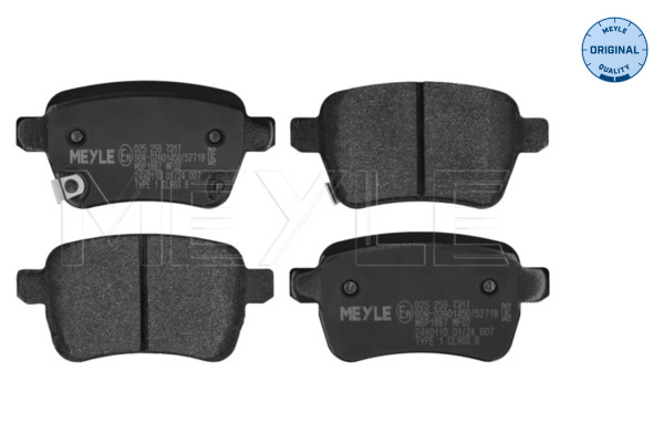 Meyle Remblokset 025 259 7317