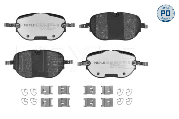 Meyle Remblokkenset, schijfrem 025 264 0815/PD