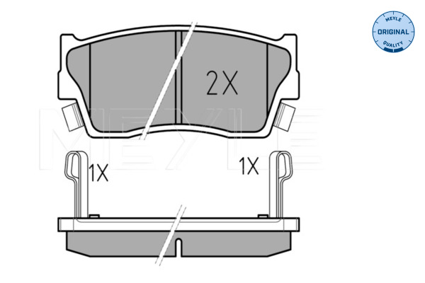 Meyle Remblokset 025 215 0014/W