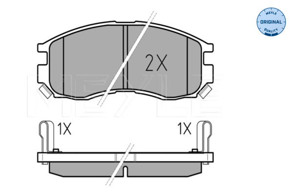 Meyle Remblokset 025 216 4716/W