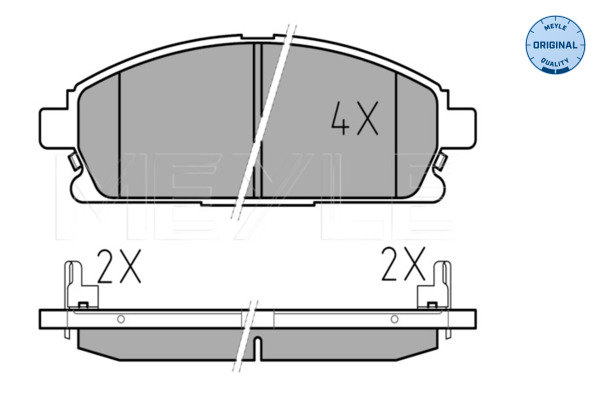 Meyle Remblokset 025 234 2016/W