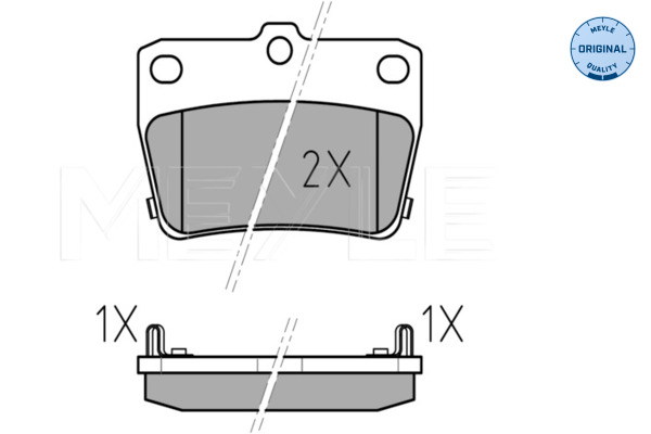 Meyle Remblokset 025 236 5614/W