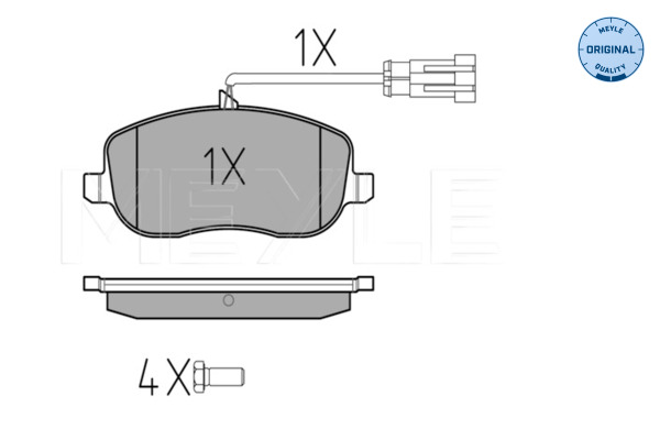 Meyle Remblokset 025 242 9419/W
