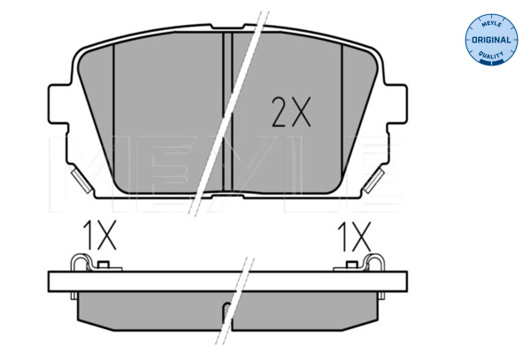 Meyle Remblokset 025 244 9116/W