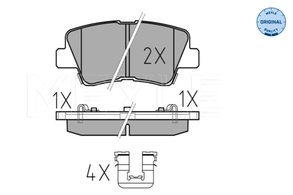 Meyle Remblokset 025 253 3715/W