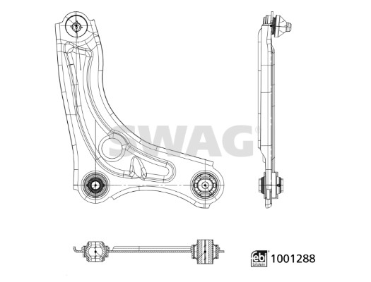 Draagarm, wielophanging Swag 33 11 3921
