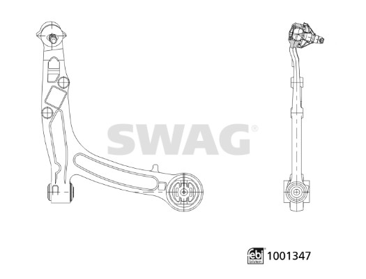 Swag Draagarm, wielophanging 33 11 3932