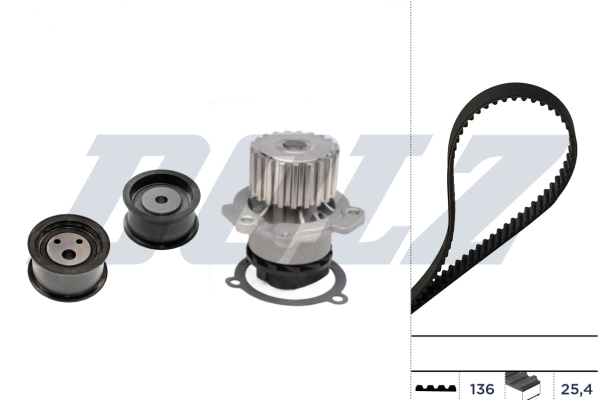 Dolz Distributieriem kit KD140
