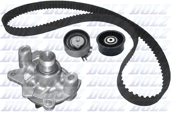Dolz Distributieriem kit inclusief waterpomp KD241