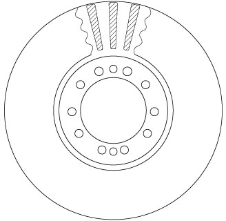 Remschijven TRW DF5071S