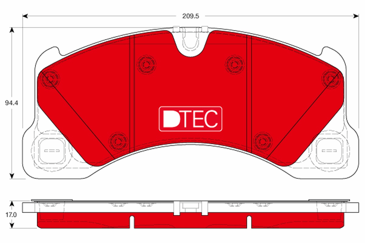 Remblokset TRW GDB1914DTE