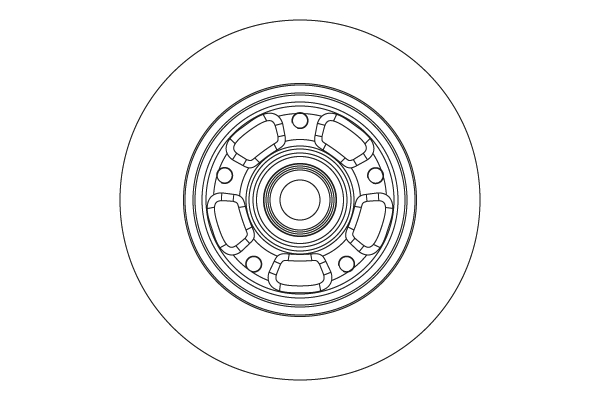 Remschijf TRW DF6549BS
